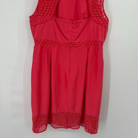 Calvin Klein women's dress orange lace trim sleeveless size 20 W plus - Picture 10 of 12